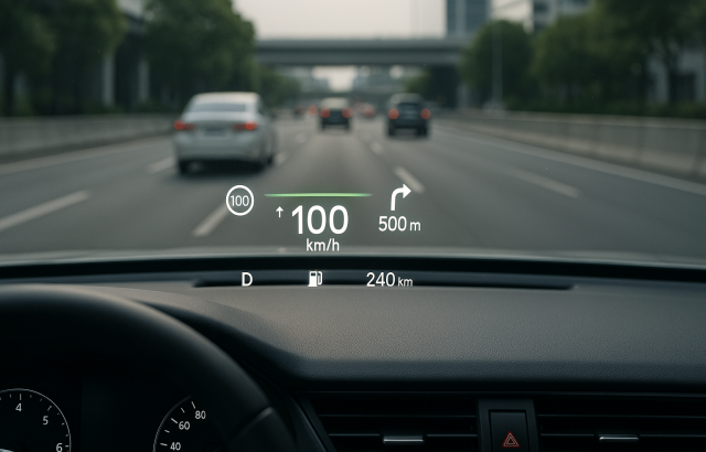 車のヘッドアップディスプレイ（HUD）とは？