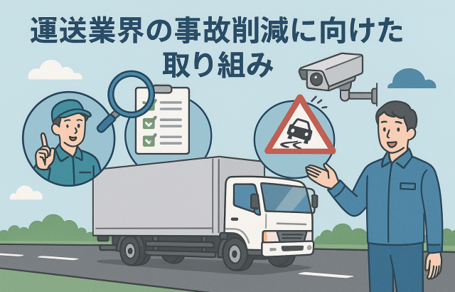 運送業界の事故削減に向けた取り組みとは？