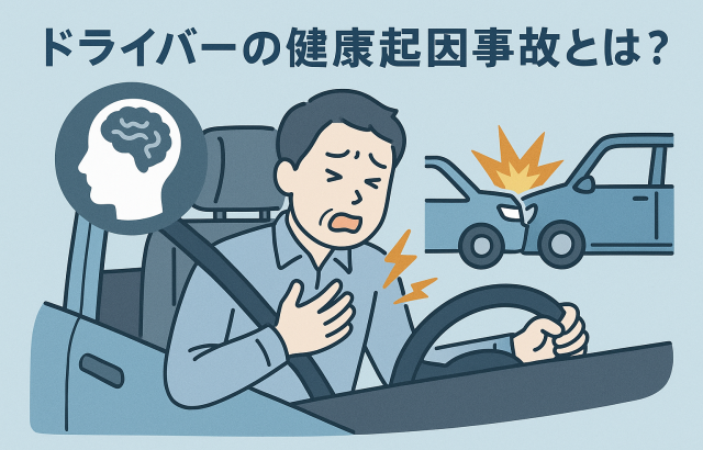 健康起因事故とは？ドライバーの健康管理と早期発見を解説
